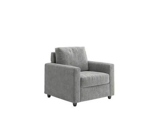 Dreams Grade B Limerick Smoke Grey Textured Weave Armchair RRP £399
