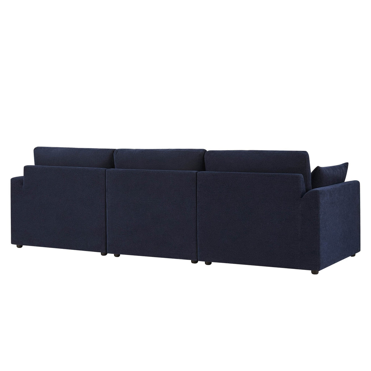 Dusk Miami Grade B Chenille Navy 3 Seater Sofa RRP £749