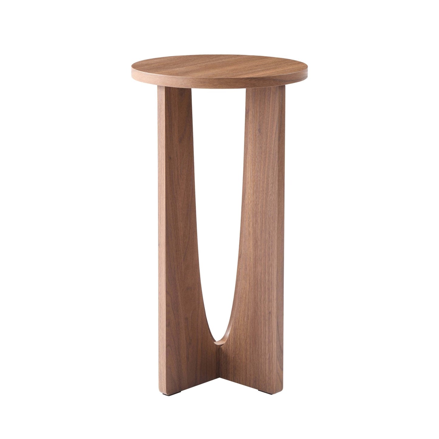 DUS-CC2-05446 Grade-B Dusk Lana Round Side Table - Medium Wood RRP £49.00