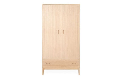 Heals Morten Grade B Washed Oak Double Wardrobe RRP £1099