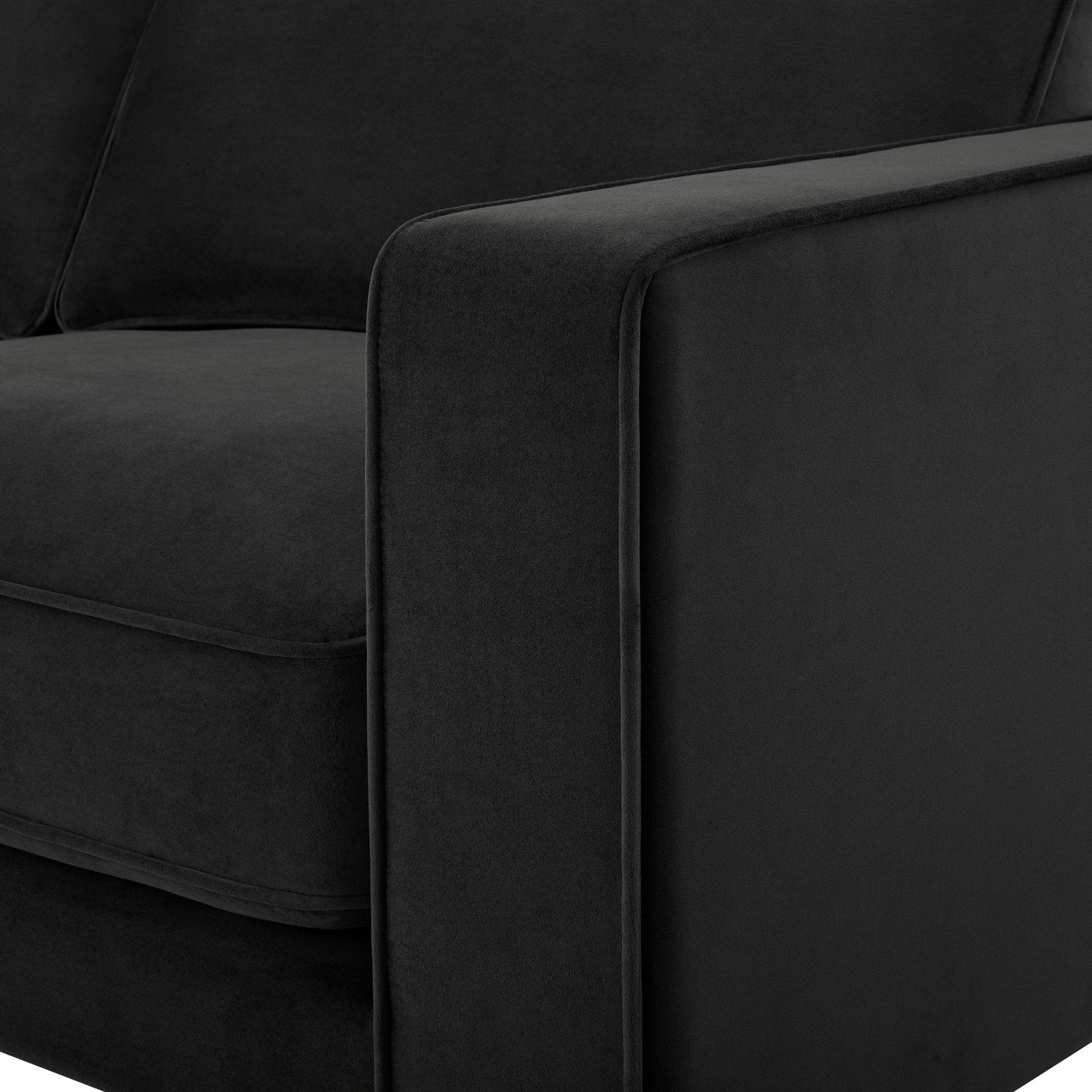 Dusk Grade B Soho Ink Velvet 3 Seater Sofa RRP £569