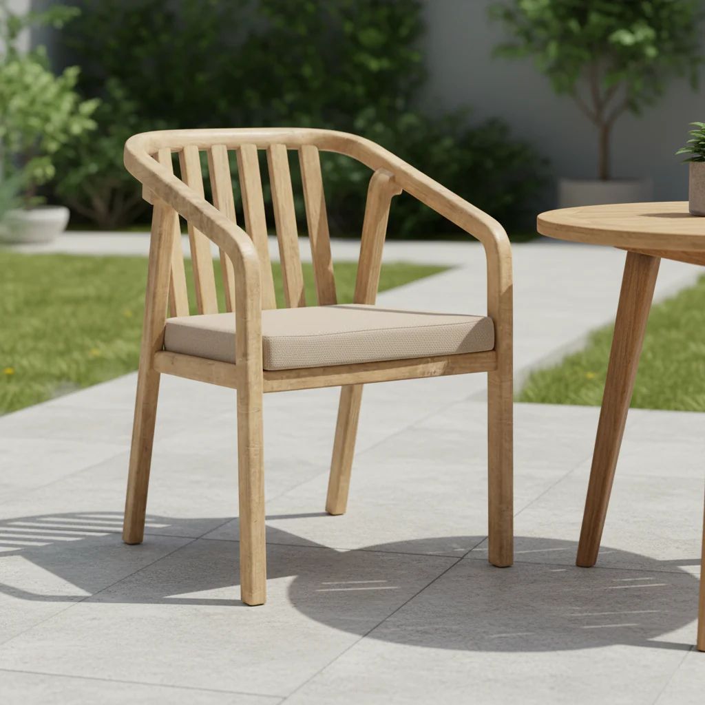 Roseland Furniture Riven Outdoor Dining Chairs - Set of 4 RRP £600