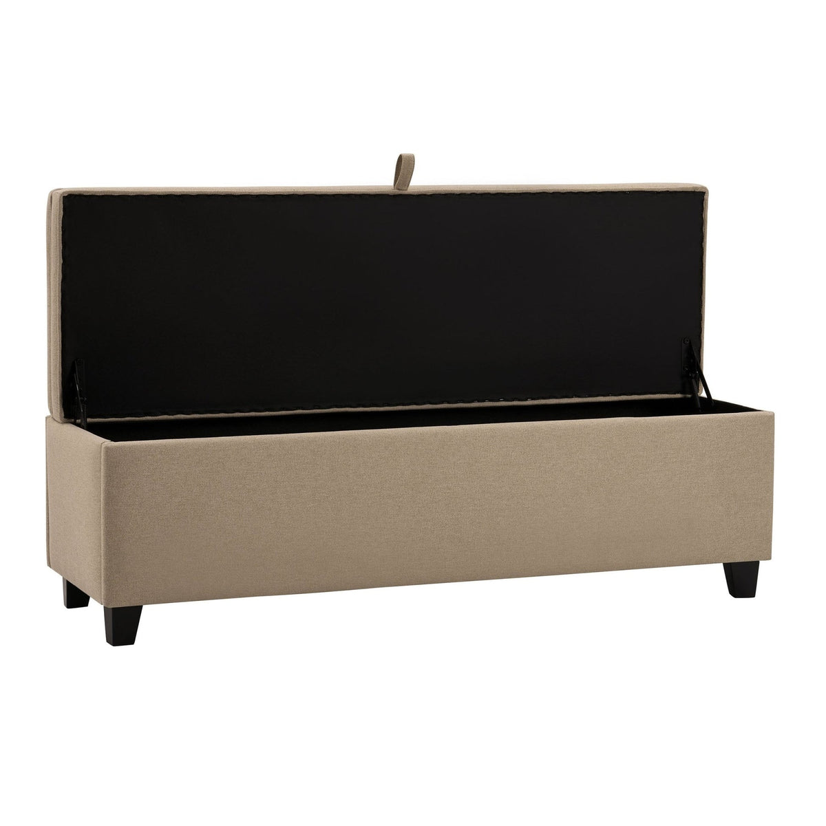 DUS-CC2-06140 Grade-B Dusk Middleton Button Back Storage Ottoman - Oatmeal RRP £179.00