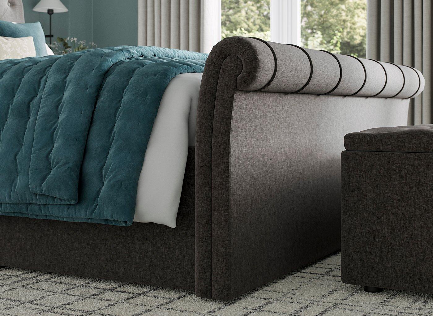 Dreams Grade New Paris Sleepmotion 200u&i Grey Adjustable Super King Bed Frame RRP £2798
