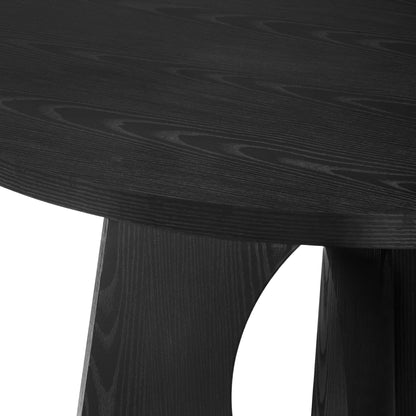 DUS-CC2-06366 Grade-B Dusk Lucy 4 Seater Dining Table - Black RRP £199.00