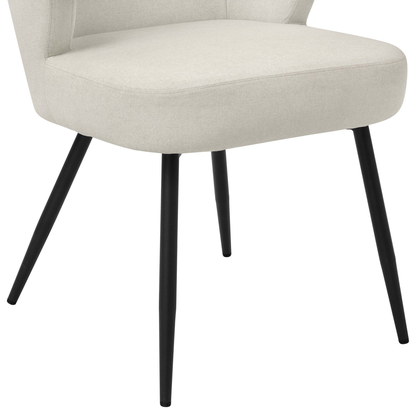 DUS-CC2-05229 Grade-B Dusk Mabel Linen Natural Set of 2 Dining Chairs RRP £159.00