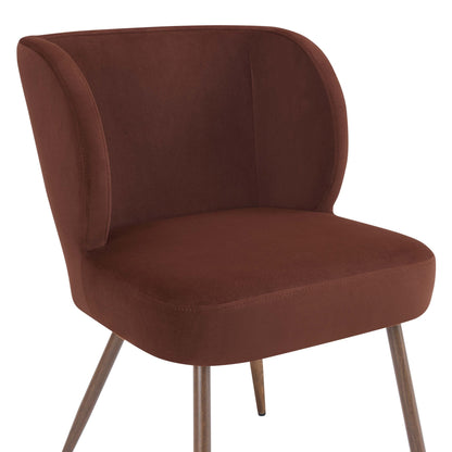 DUS-CC2-06528 Grade-B Dusk Mabel Set of 2 Dining Chairs - Terracotta RRP £159.00