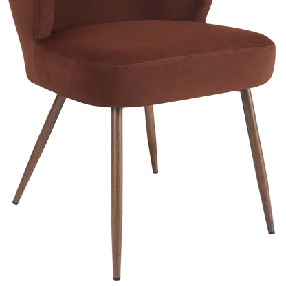 DUS-CC2-06528 Grade-B Dusk Mabel Set of 2 Dining Chairs - Terracotta RRP £159.00