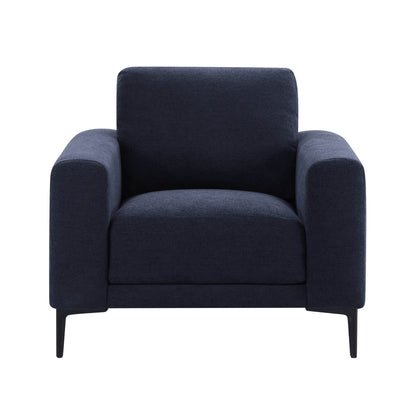 DUS-CC2-06530 Grade-B Dusk Malibu Armchair - Chenille Navy RRP £260.00