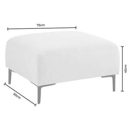 DUS-CC2-06751 Grade-B Dusk Malibu Pouffe - Chenille Mushroom RRP £199.00