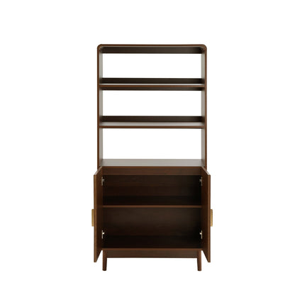 DUS-CC2-06947 Grade-B Dusk Marnie Bookshelf - Walnut RRP £229.00