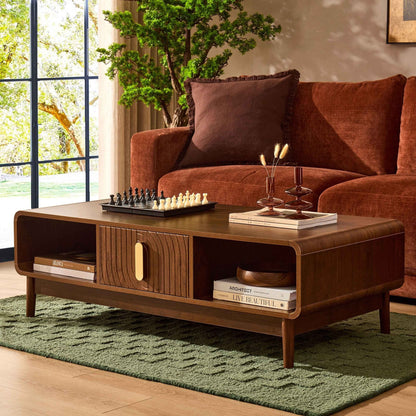 DUS-CC2-05457 Grade-B Dusk Marnie Coffee Table - Walnut RRP £159.00
