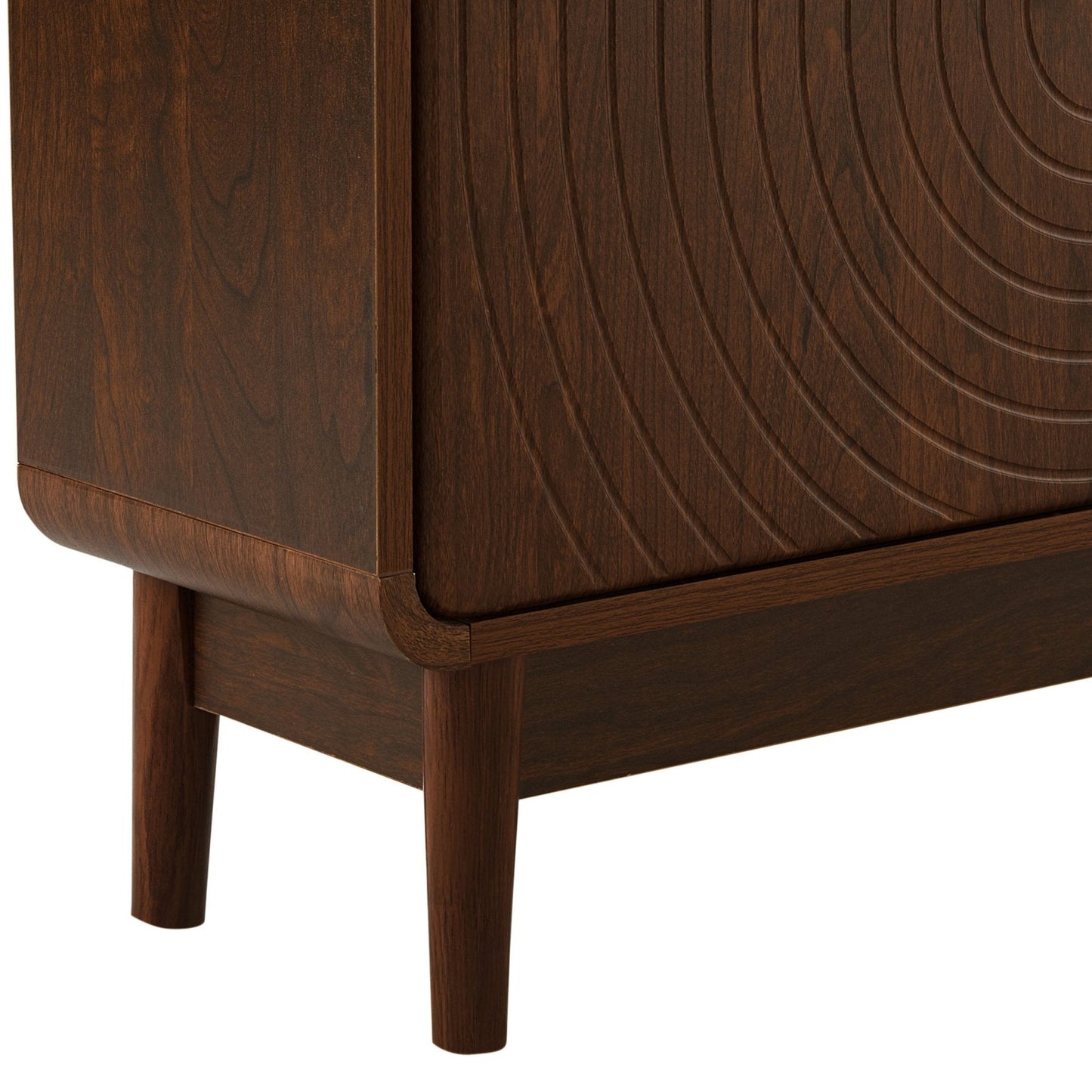 DUS-CC2-06648 Grade-B Dusk Marnie Walnut Shoe Storage Unit RRP £189.00
