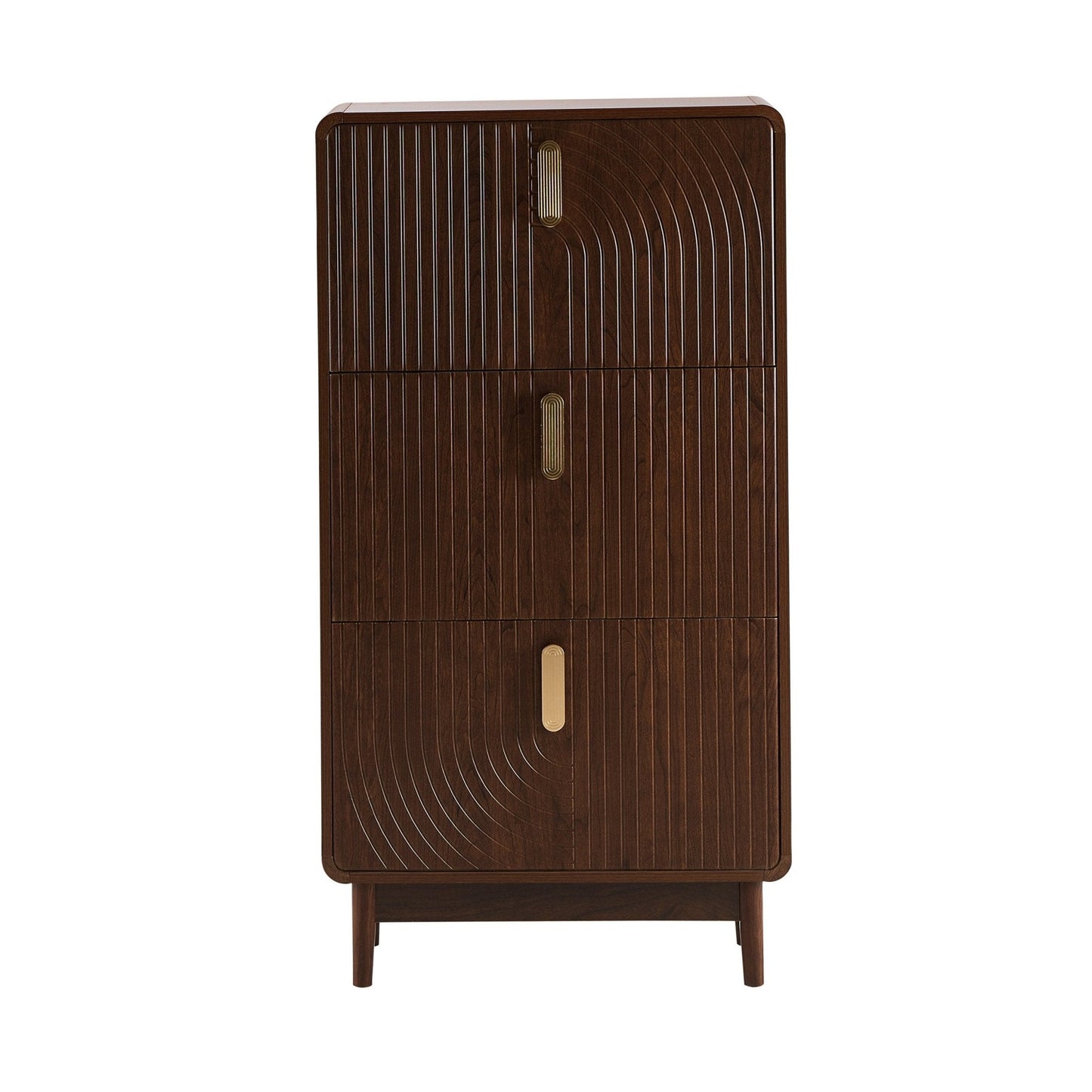DUS-CC2-06648 Grade-B Dusk Marnie Walnut Shoe Storage Unit RRP £189.00