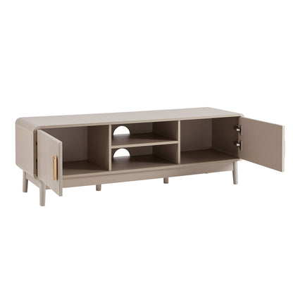 DUS-CC2-05453 Grade-B Dusk Marnie Tv Unit for TVs up to 60"- Taupe RRP £179.00