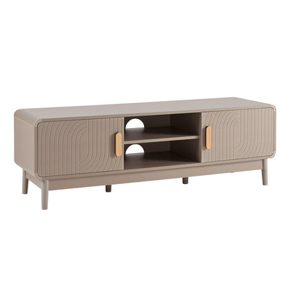 DUS-CC2-05453 Grade-B Dusk Marnie Tv Unit for TVs up to 60"- Taupe RRP £179.00