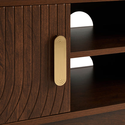 DUS-CC2-05460 Grade-B Dusk Marnie Tv Unit for TVs up to 60" - Walnut RRP £170.00