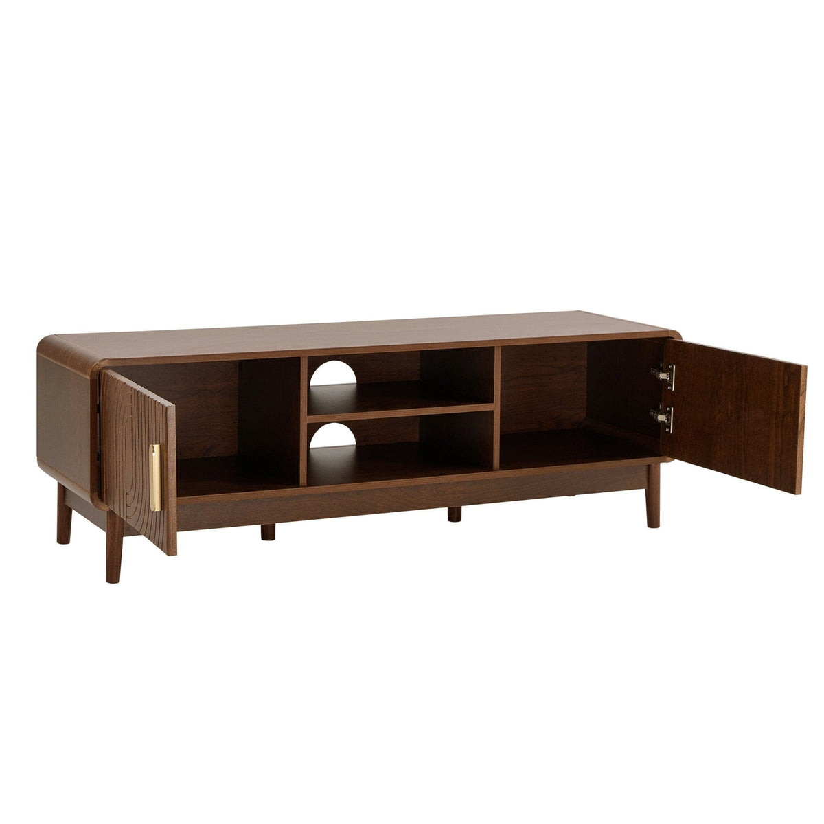 DUS-CC2-05460 Grade-B Dusk Marnie Tv Unit for TVs up to 60" - Walnut RRP £170.00