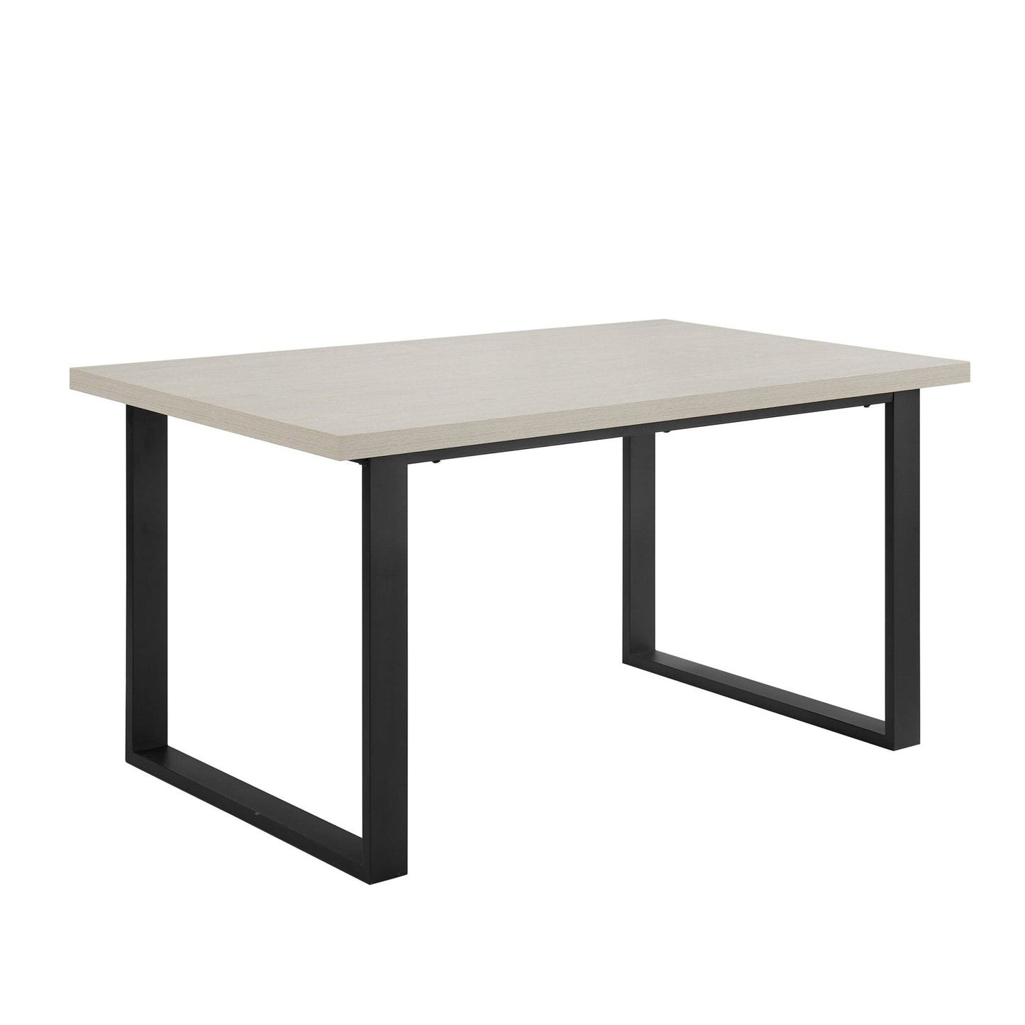 CCY-STO-00457 Grade-B Dusk Harper 4-6 Seater Dining Table - Wood/Black RRP £309