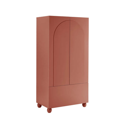 Dusk Rachel Grade B Terracotta Arch Front 2 Door Wardrobe with Drawer RRP £269