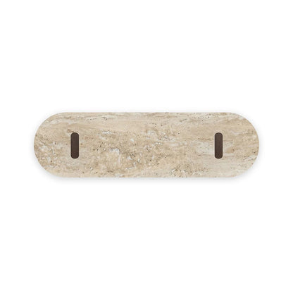 Roseland Grade B Furniture Mylor Travertine Top Console Table RRP £415