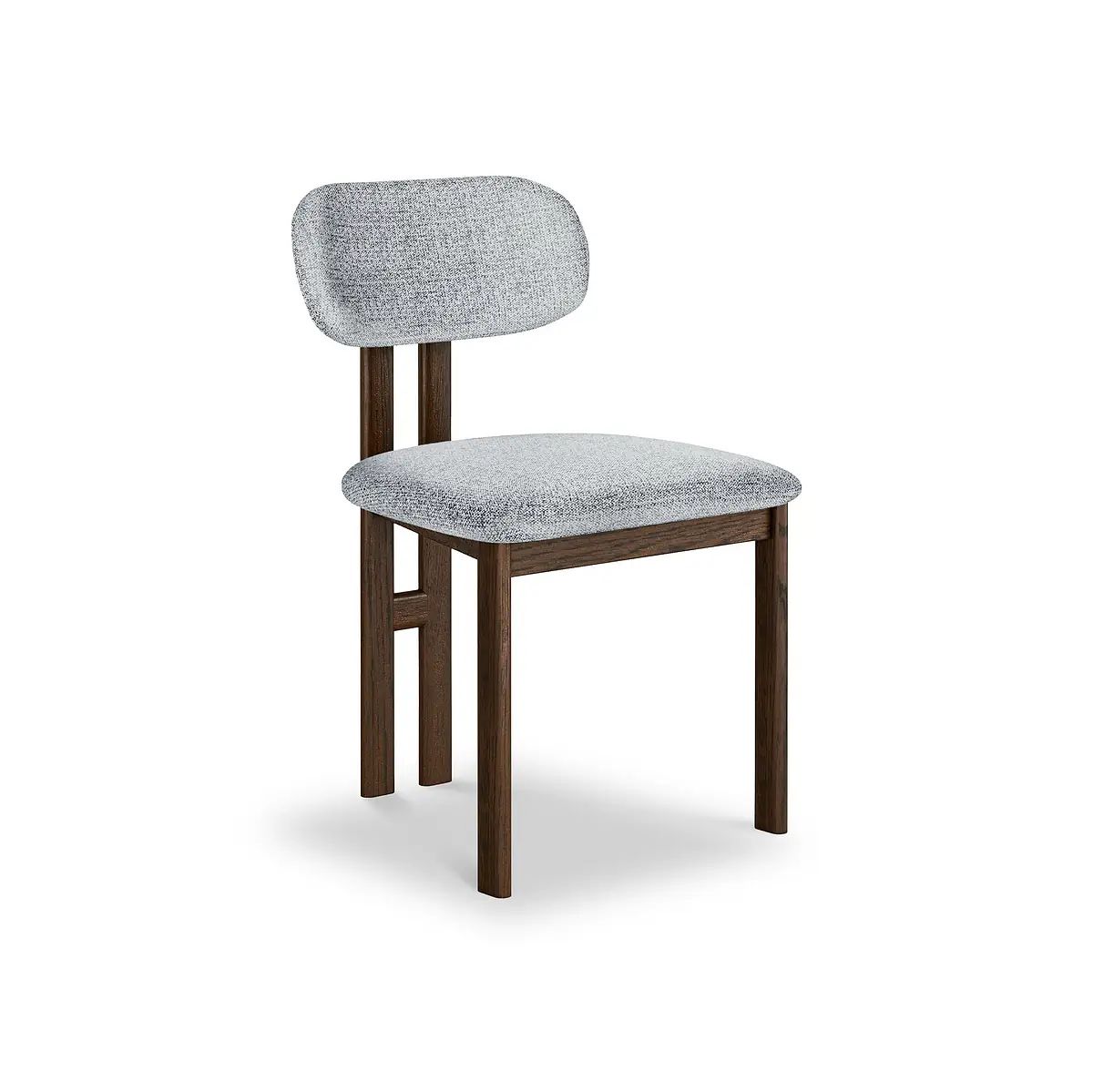 Roseland Grade B Furniture Mylor Dark Oak & Grey Dining Chair - Set of 2 RRP £280