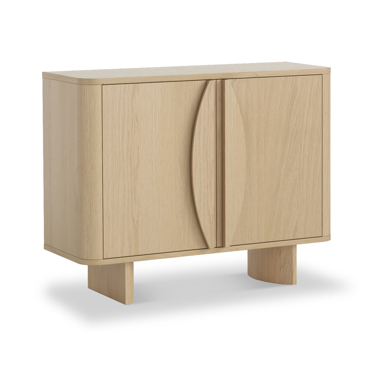 Roseland Grade B Furniture Whitstone Light Oak 2 Door Small Sideboard RRP £430
