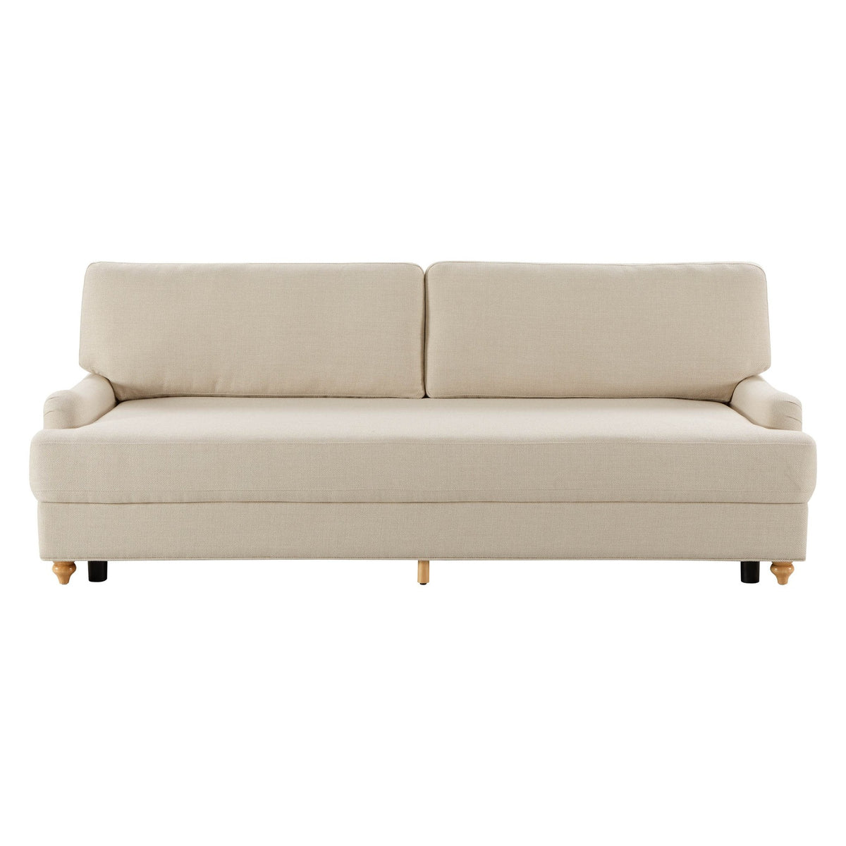 Dusk Hampshire Grade B Beige Linen 3 Seater Sofa Bed RRP £759