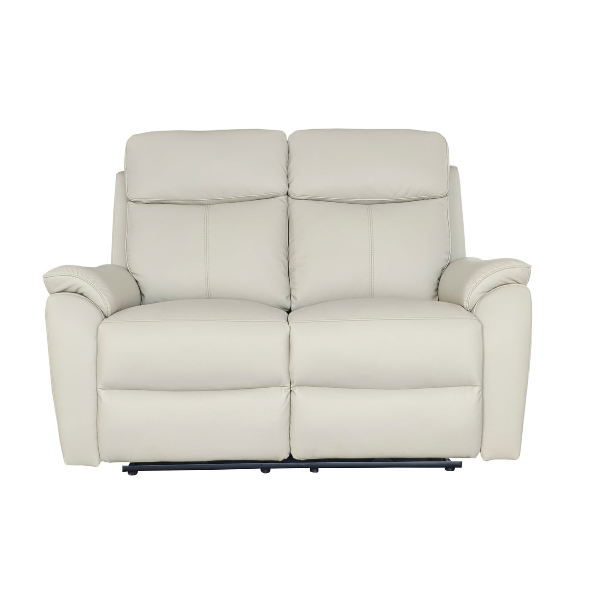 Aspire Kingsmere Grade BC Pewter Leather 2 Seater Power Recliner Sofa RRP £710