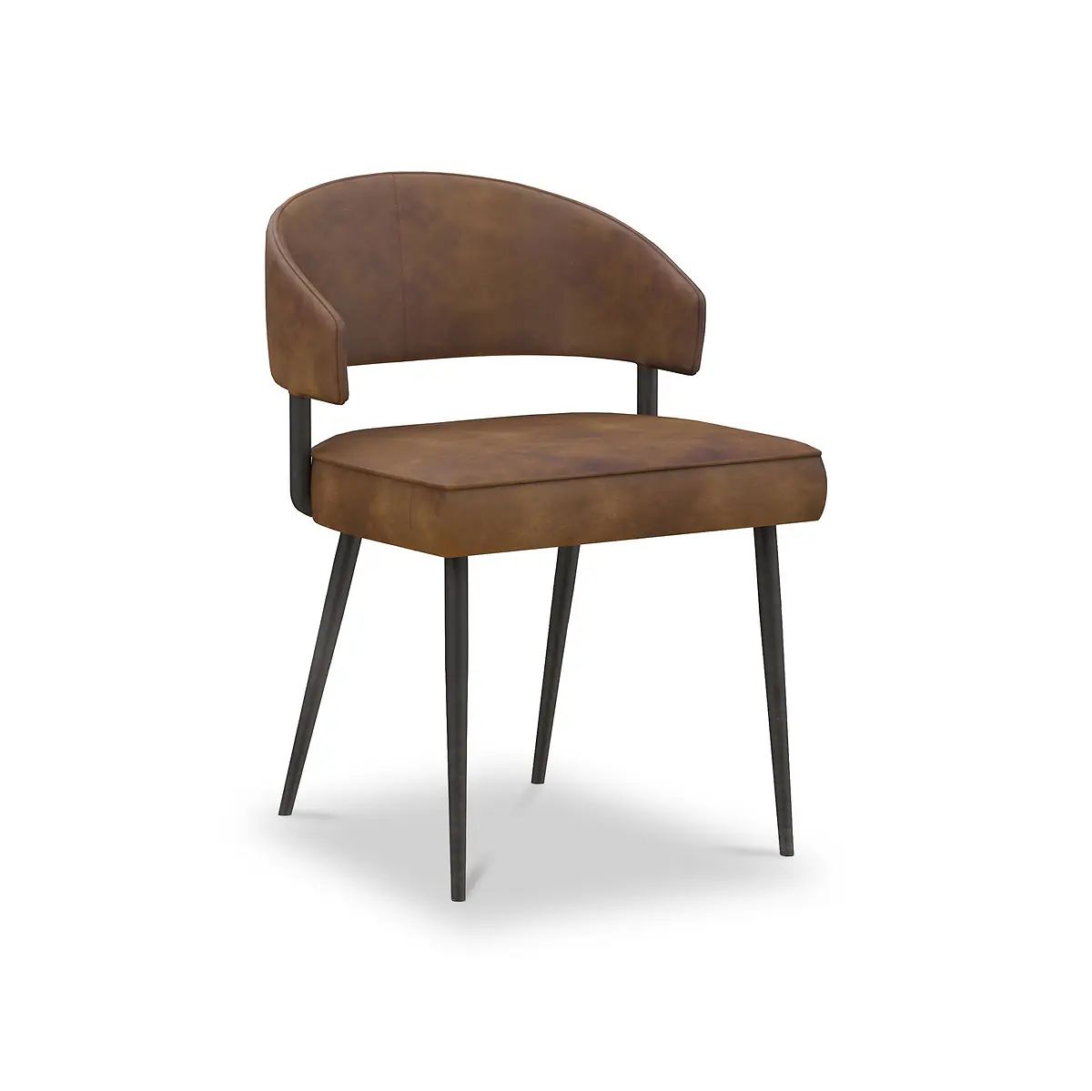 Roseland Grade B Furniture Torcello Faux Leather Dining Chair - Set of 2 RRP £240