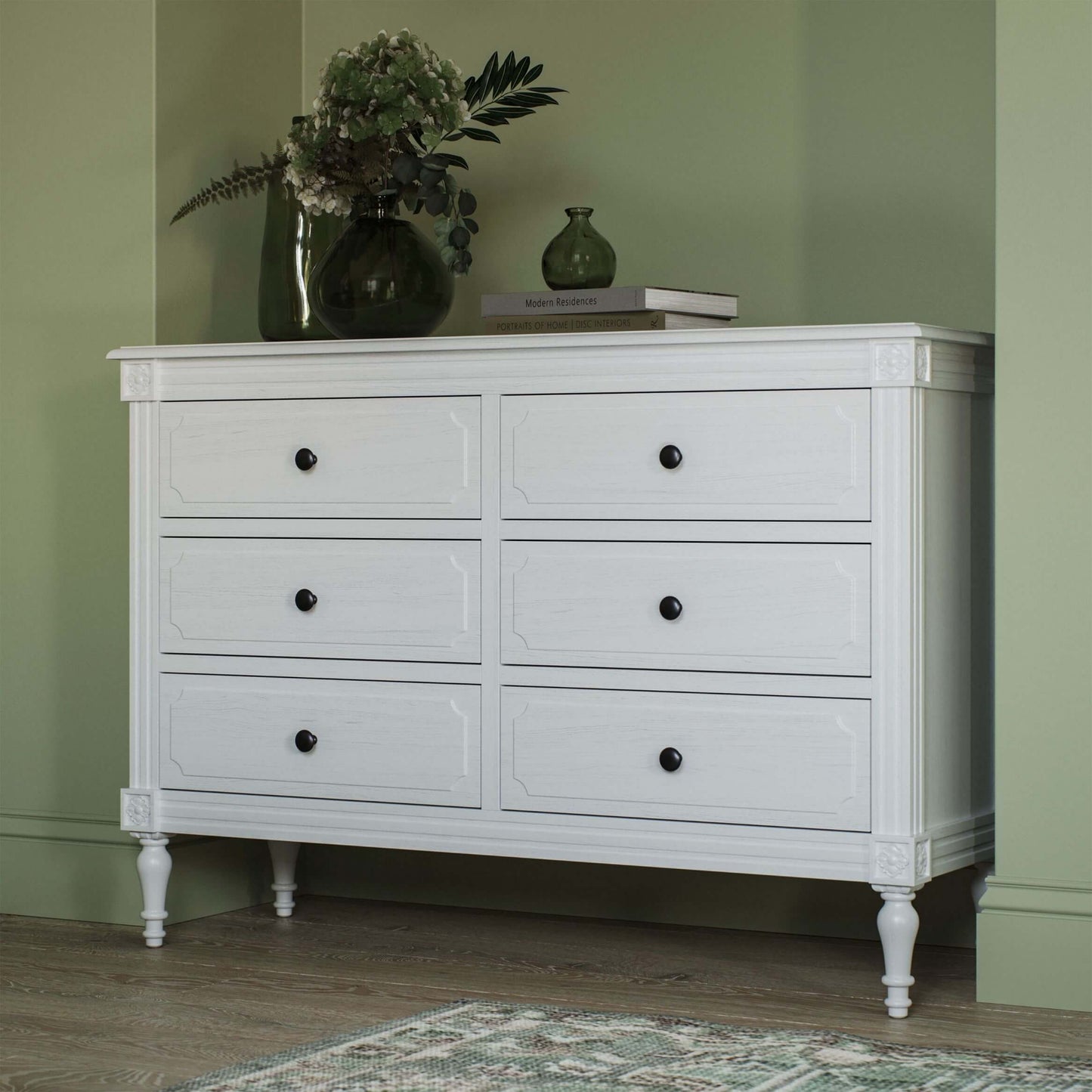 Dreams Grade B Casterton Ivory White 6 Drawer Chest of Drawers RRP £749