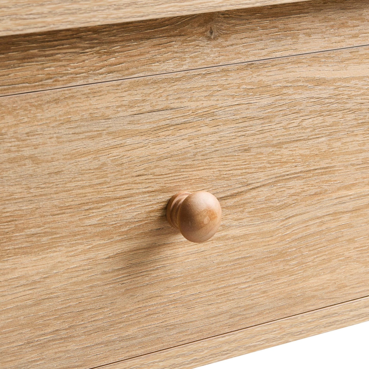 DUS-CC2-02463 Grade-B Dusk Nell 1 Drawer Nightstand - Light Wood RRP £79.00