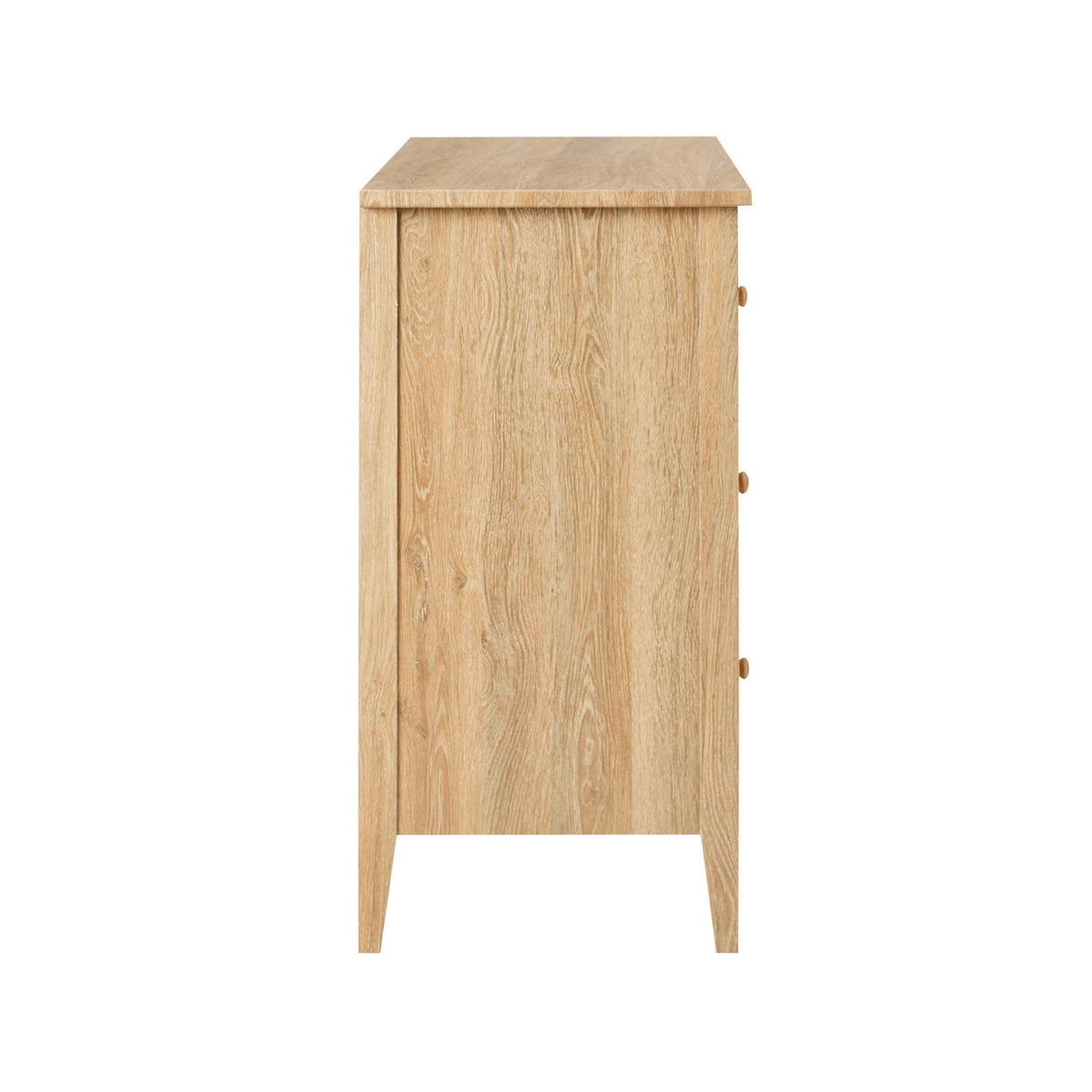 DUS-CC2-08516 Grade-B Dusk Nell 4 Drawer Chest - Light Wood RRP £209.00