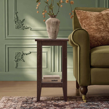 DUS-CC2-08434 Grade-B Dusk Nell Side Table - Walnut RRP £39.00