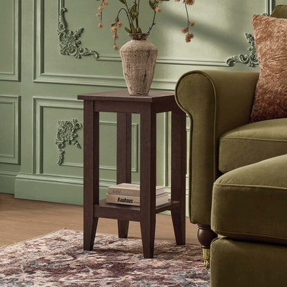 DUS-CC2-08434 Grade-B Dusk Nell Side Table - Walnut RRP £39.00