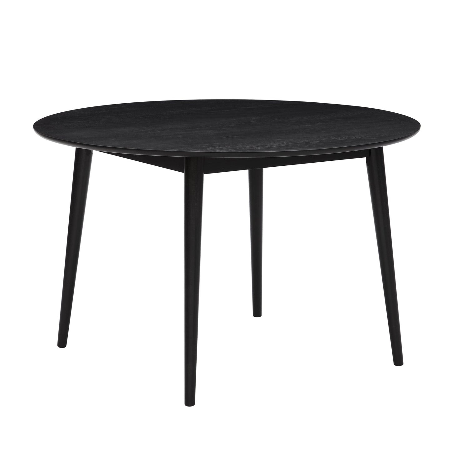 Dusk Heidi Grade B Black Oak 4-6 Seater Round Dining Table RRP £399