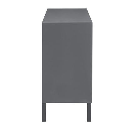 DUS-CC2-00511 Grade-B Dusk Nova Small Sideboard with Drawers - Charcoal RRP £189.00