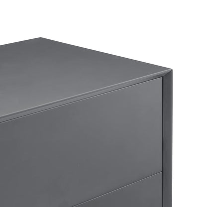 DUS-CC2-00511 Grade-B Dusk Nova Small Sideboard with Drawers - Charcoal RRP £189.00