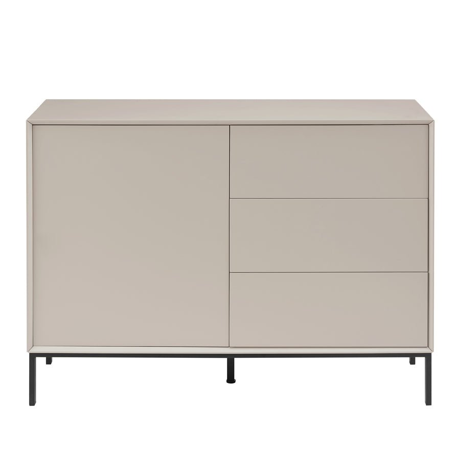 DUS-CC2-04089 Grade-B Dusk Nova Small Sideboard with Drawers - Taupe RRP £142.00