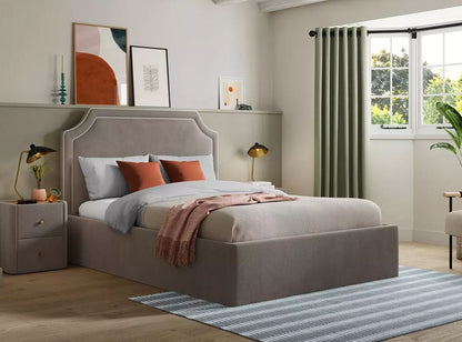 Dreams Silentnight Grade B Holden Woven Grey King Size Ottoman Storage Bed RRP £699