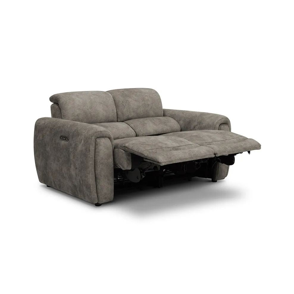 Oak Furnitureland Grade B Arabella Marble Mink 2 Seater Electric Recliner Sofa RRP £1399