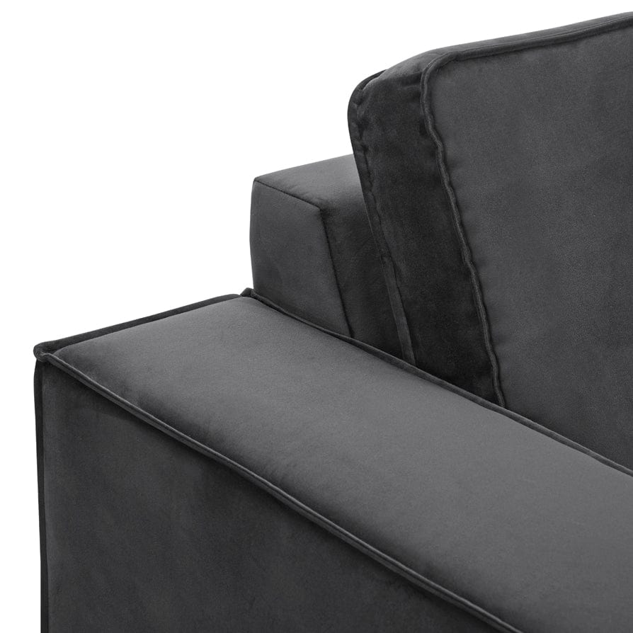 Dusk Grade B Brooklyn Ink Velvet Loveseat RRP £440