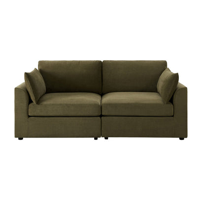 DUS-CC2-03222 Grade-B Dusk Miami RHA Unit in Chenille Olive RRP £150.00