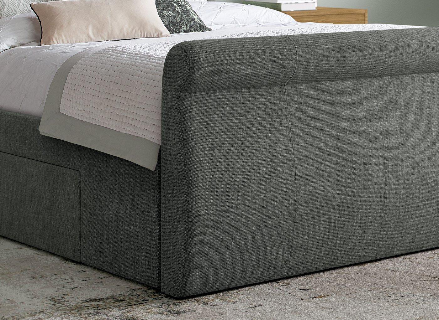 Dreams Lucia Grade B Sleepmotion 400i Dark Grey Adjustable Double Bed Frame RRP £1598