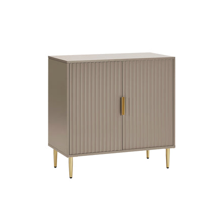 Dusk Evie Grade B Taupe and Gold Effect 2 Door Sideboard RRP £209.00