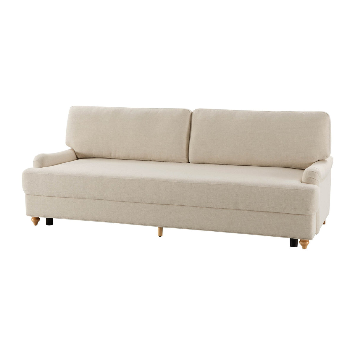 Dusk Hampshire Grade B Beige Linen 3 Seater Sofa Bed RRP £759