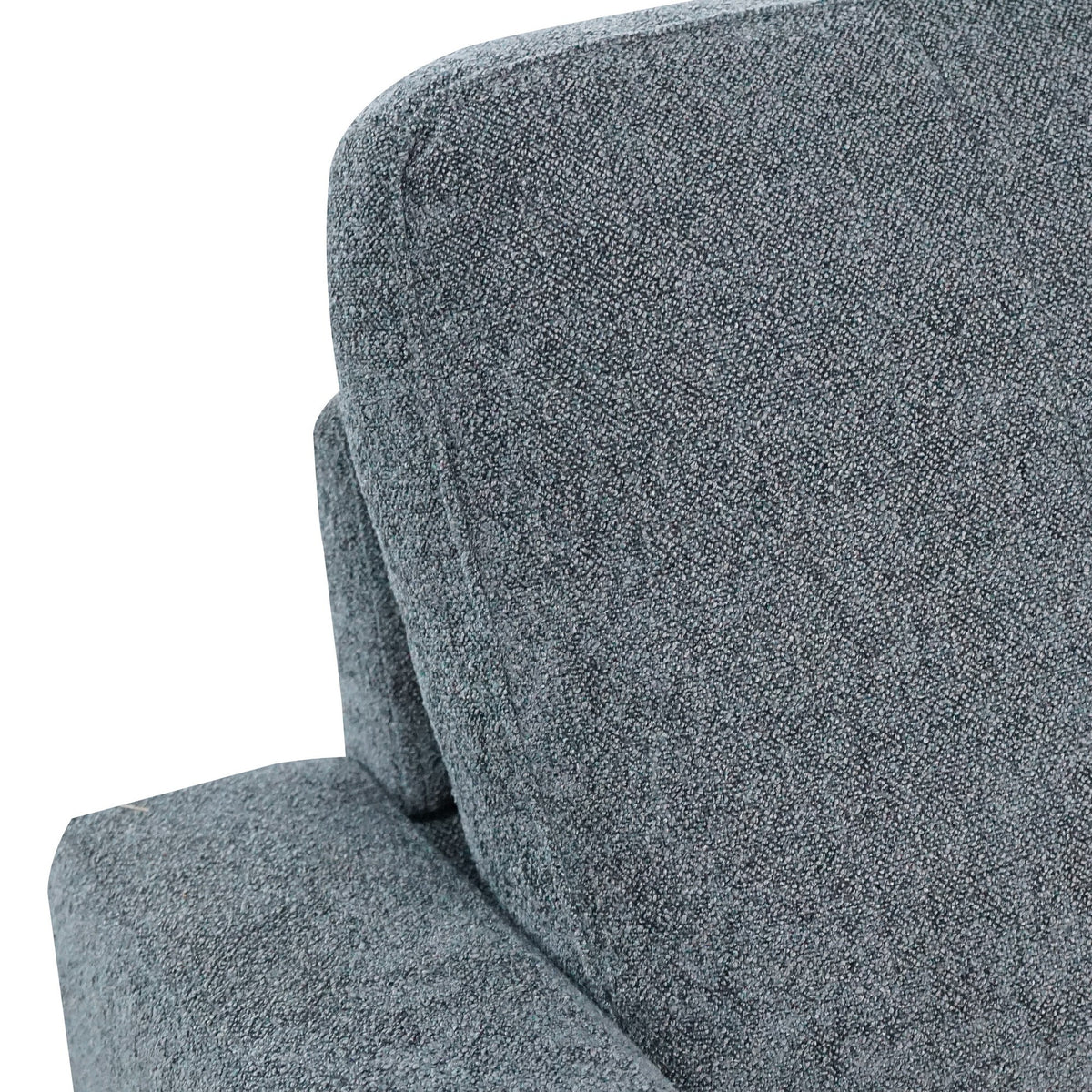 Aspire Pad Grade B Charcoal Soft Wool Effect Sofa with Reversible Chaise RRP £749
