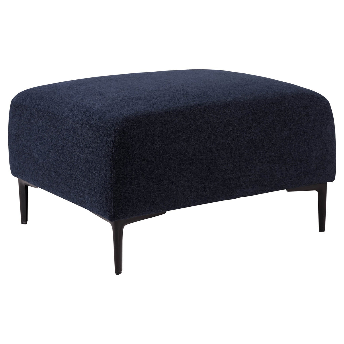 Dusk Malibu Grade B henille Navy Pouffe RRP £199.00