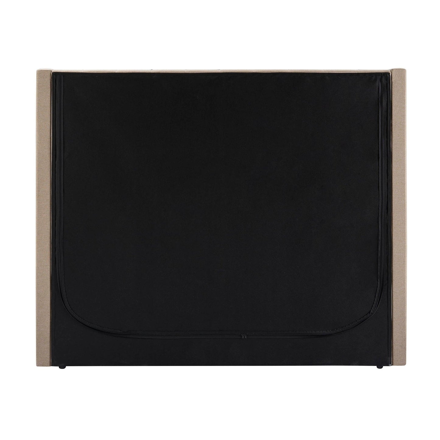 Dusk Madison Grade B Oatmeal Linen Look King Size Ottoman Storage Bed RRP £389