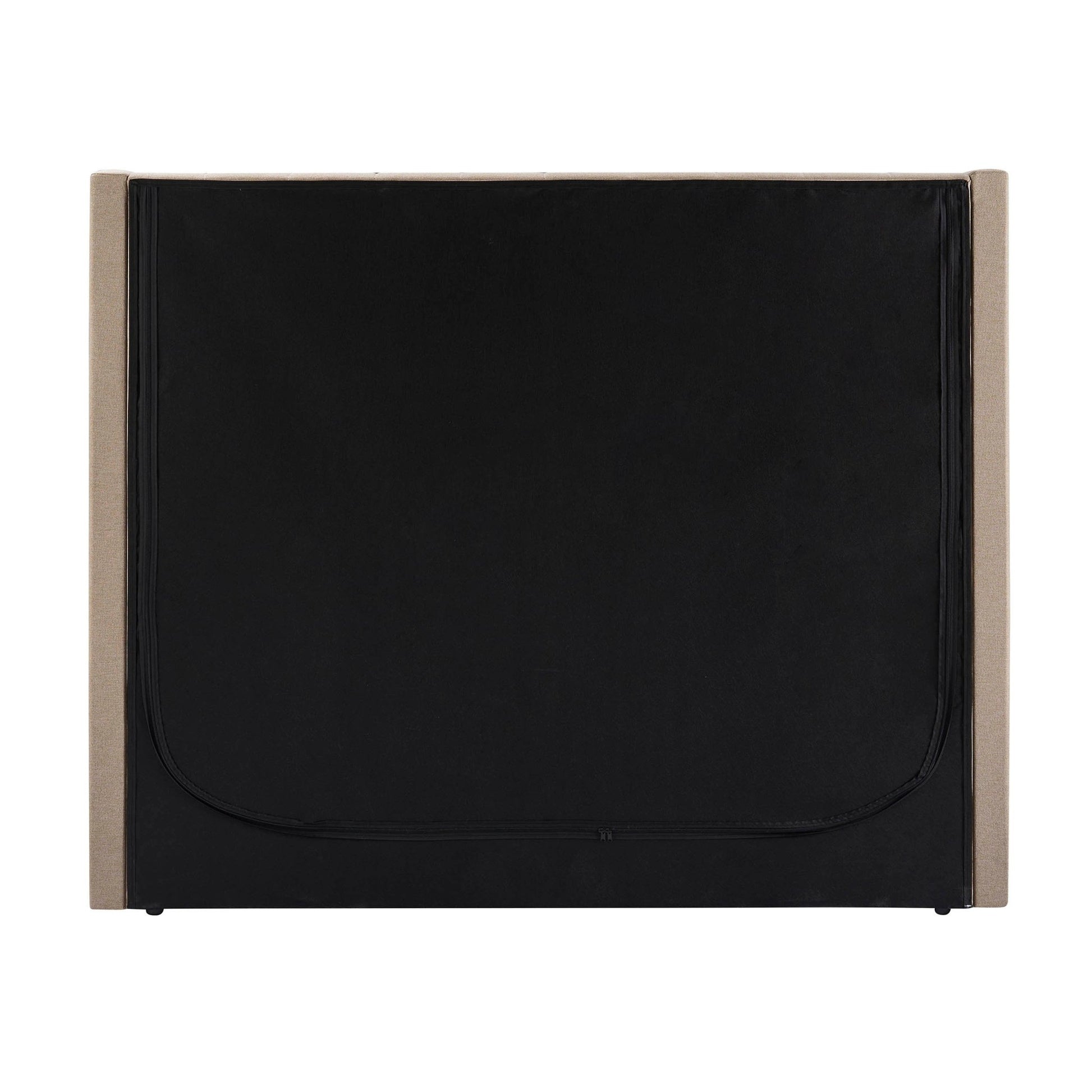 Dusk Madison Grade B Oatmeal Linen Look King Size Ottoman Storage Bed RRP £389